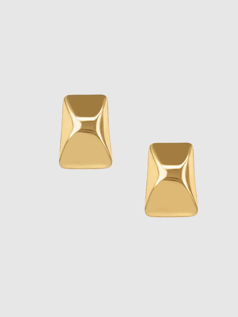 Annie Bing Curved Rectangle Earrings